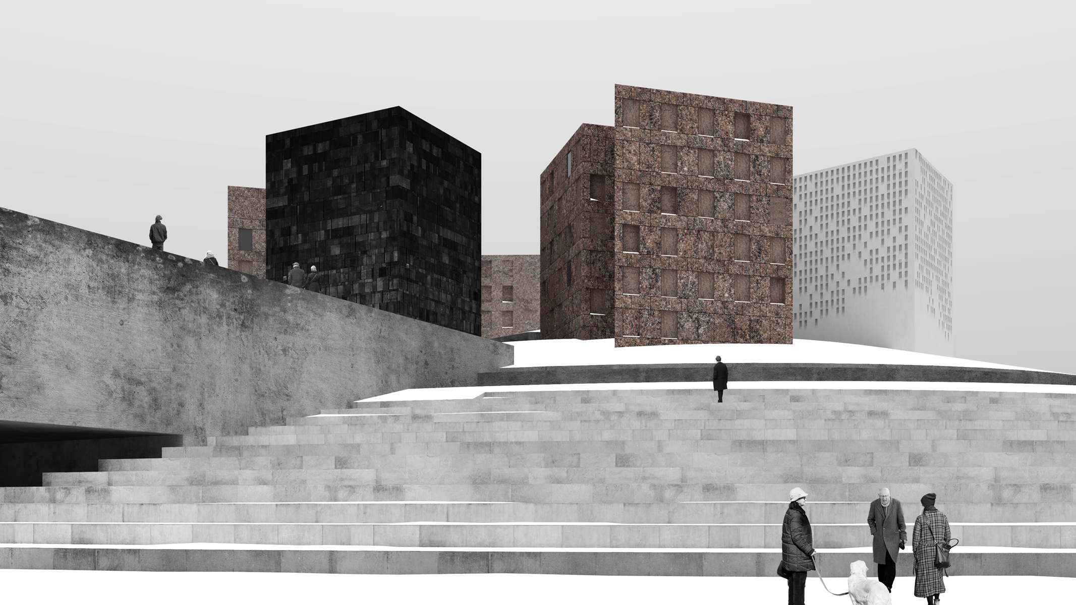 Фото: Эскиз концепции музейно-выставочного комплекса «Оборона и блокада Ленинграда»