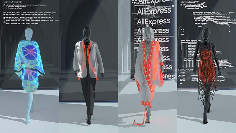 Коллекция виртуальной одежды AliExpress
