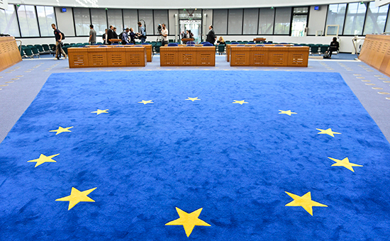 В здании Европейского суда по правам человека