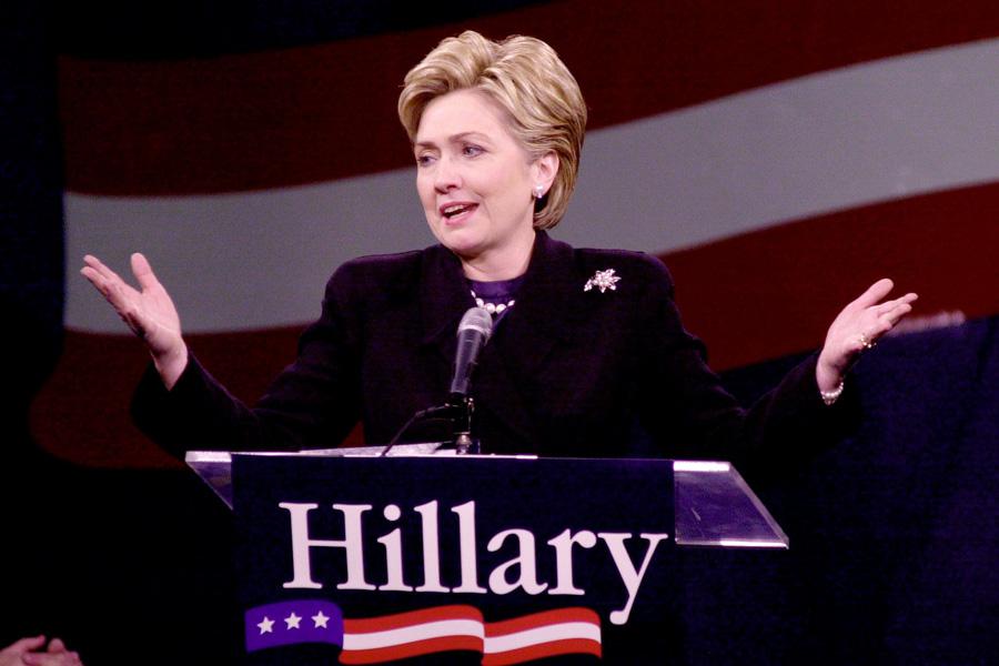 Хиллари Клинтон в 2000 году