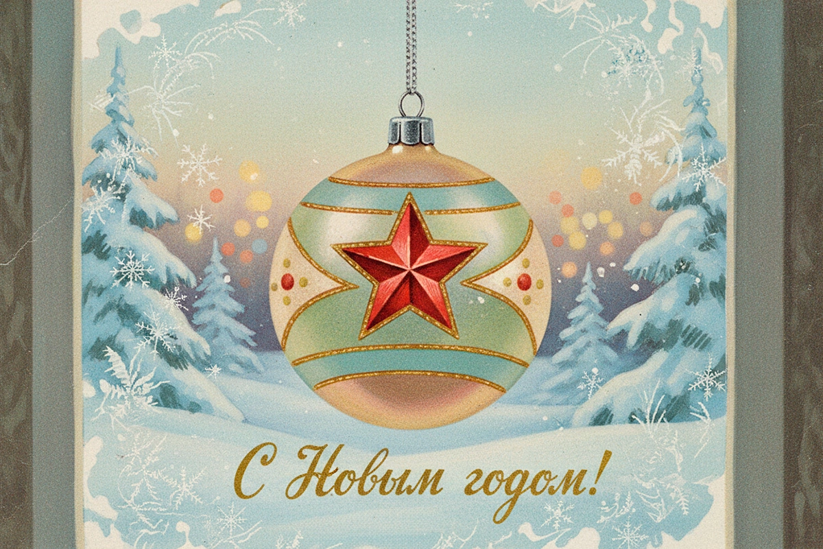 Открытки с Новым годом-2026: 15 красивых и оригинальных вариантов