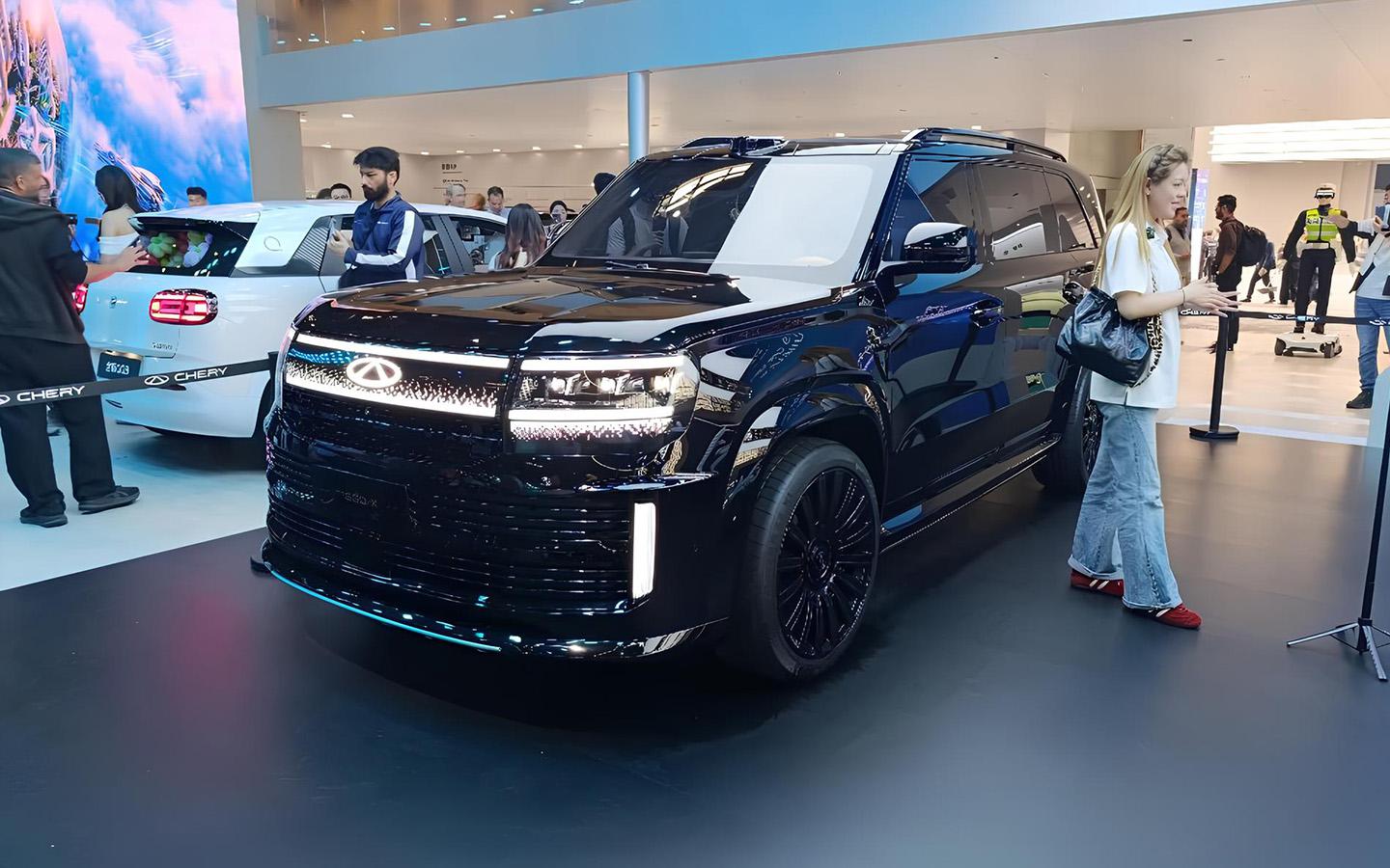 Chery показал новый кроссовер Tiggo X. Это будущий флагман линейки