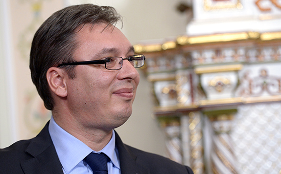 Премьер-министр Сербии Александр Вучич


