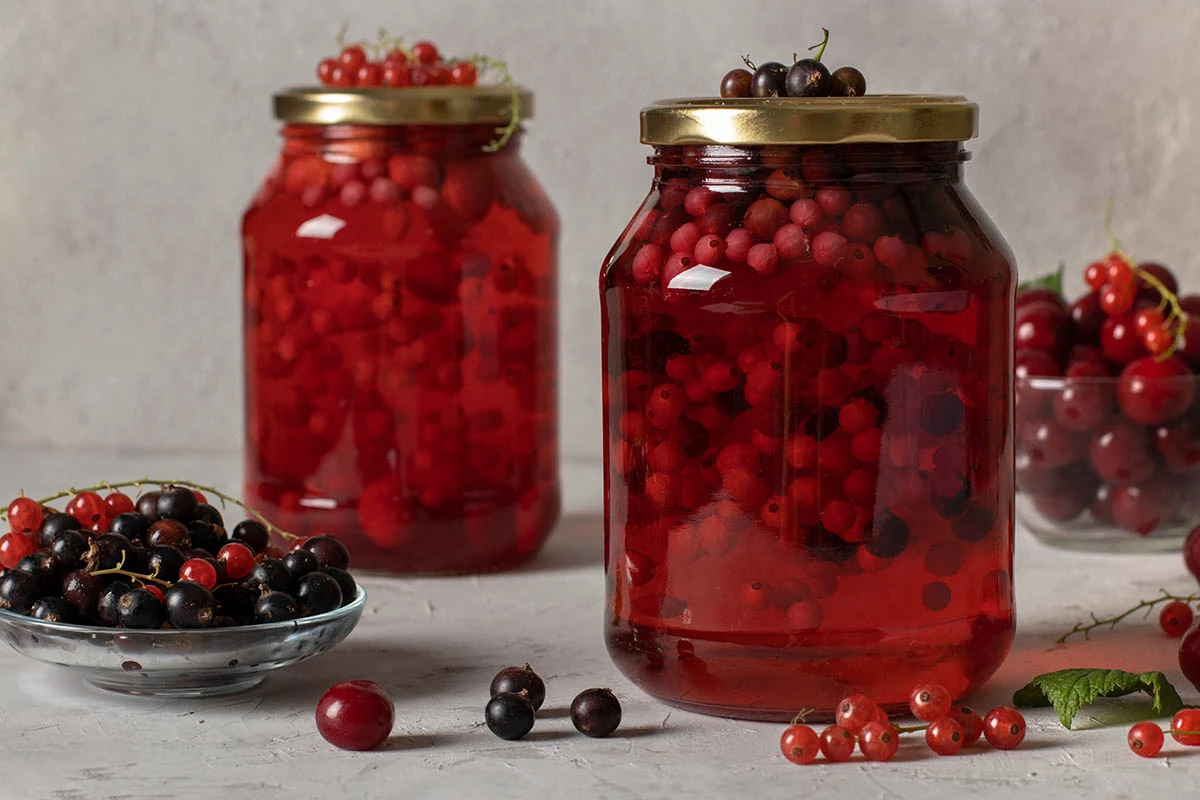 Компот из смородины без сахара