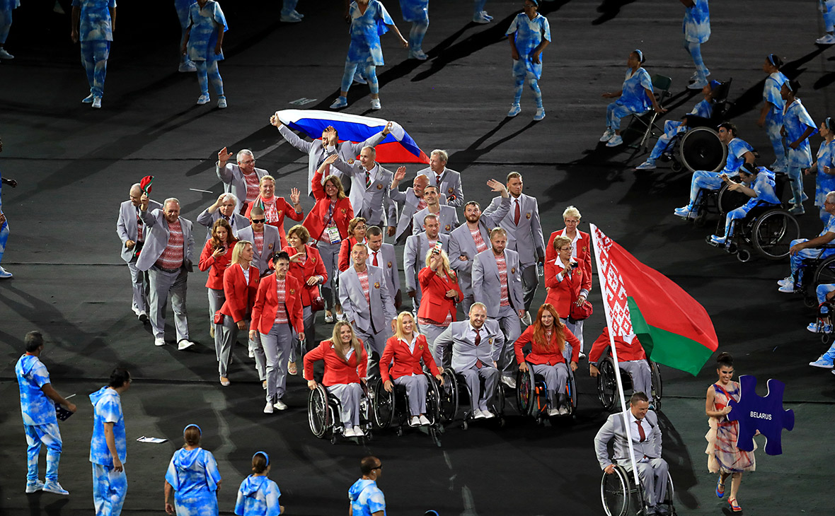 Делегация сборной Белоруссии на открытии летних Параолимпийских игр в Рио-де-Жанейро&nbsp;

&nbsp;