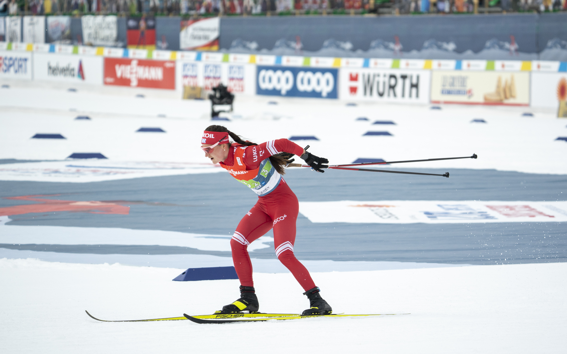 Только одна российская лыжница вышла в полуфинал в спринте на Олимпиаде