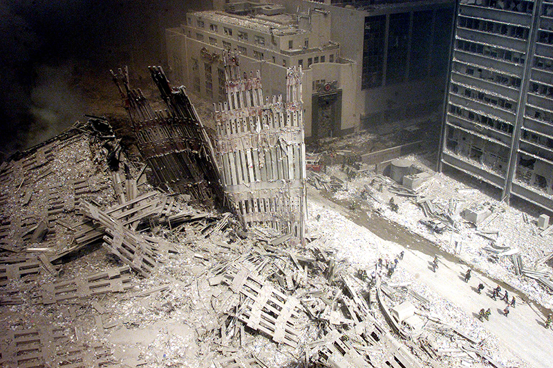 Разрушение башен Всемирного торгового центра в Нью-Йорке — Википедия