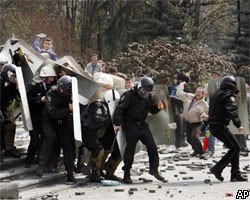 Полиция Кишинева приступила к разгону демонстрантов