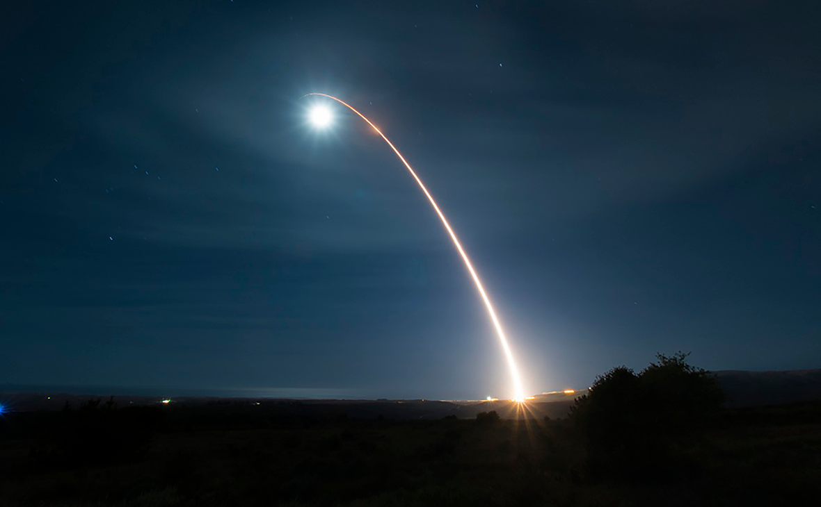 Испытание баллистической ракеты Minuteman III