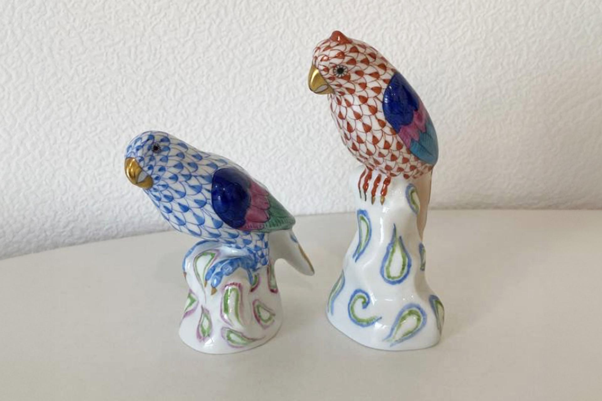 Попугаи венгерской фабрики Herend середины 1950-х