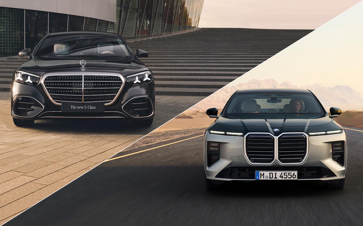 Mercedes-Benz S-Class и BMW 7-Series