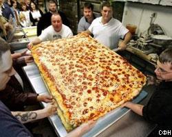 Гигантская пицца претендует на рекорд