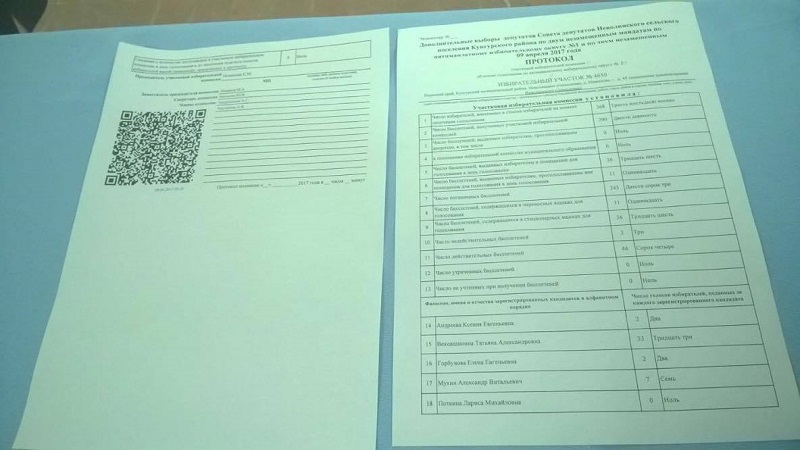 На выборах в Прикамье впервые применили QR-код