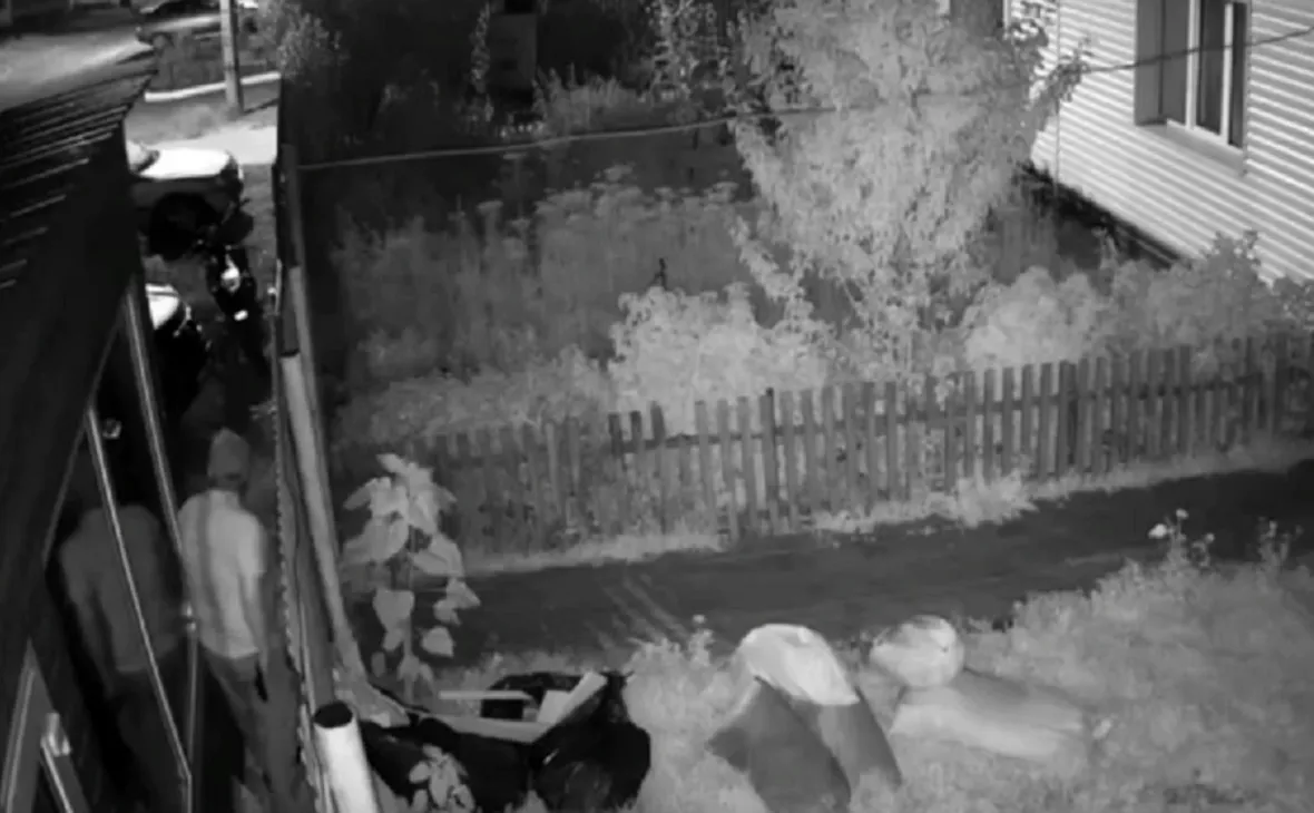 кадр видео с места преступления, опубликованного администрацией Белорецкого района