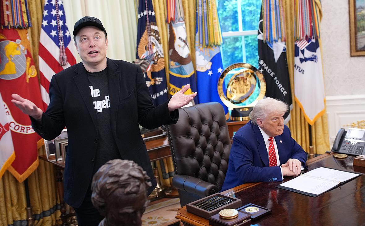 Илон Маск и Дональд Трамп