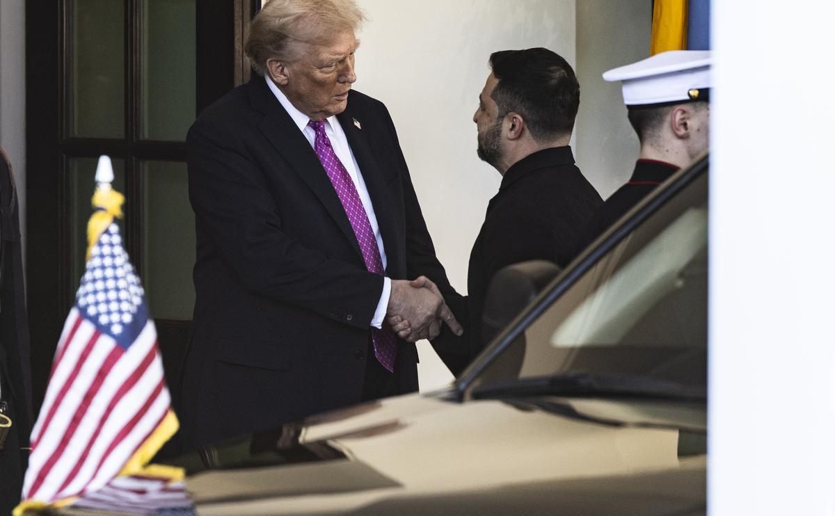 Дональд Трамп и Владимир Зеленский