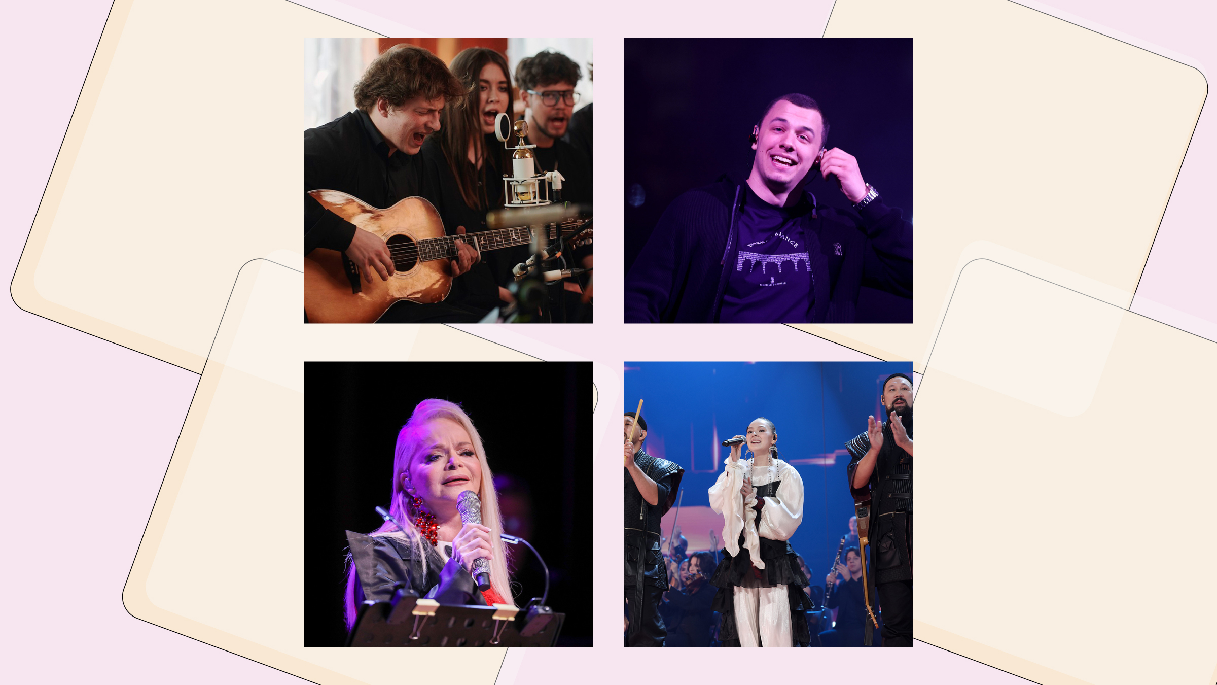 Группа «Бонд с кнопкой». Рэпер MACAN. Певица Лариса Долина. Группа AY YOLA