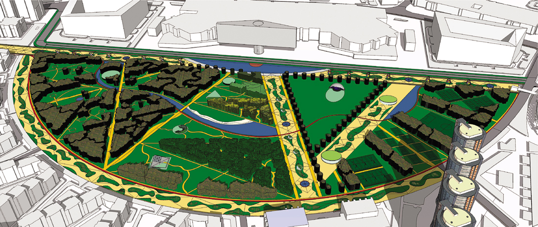 Как будет выглядеть парк на Ходынском поле. Фото