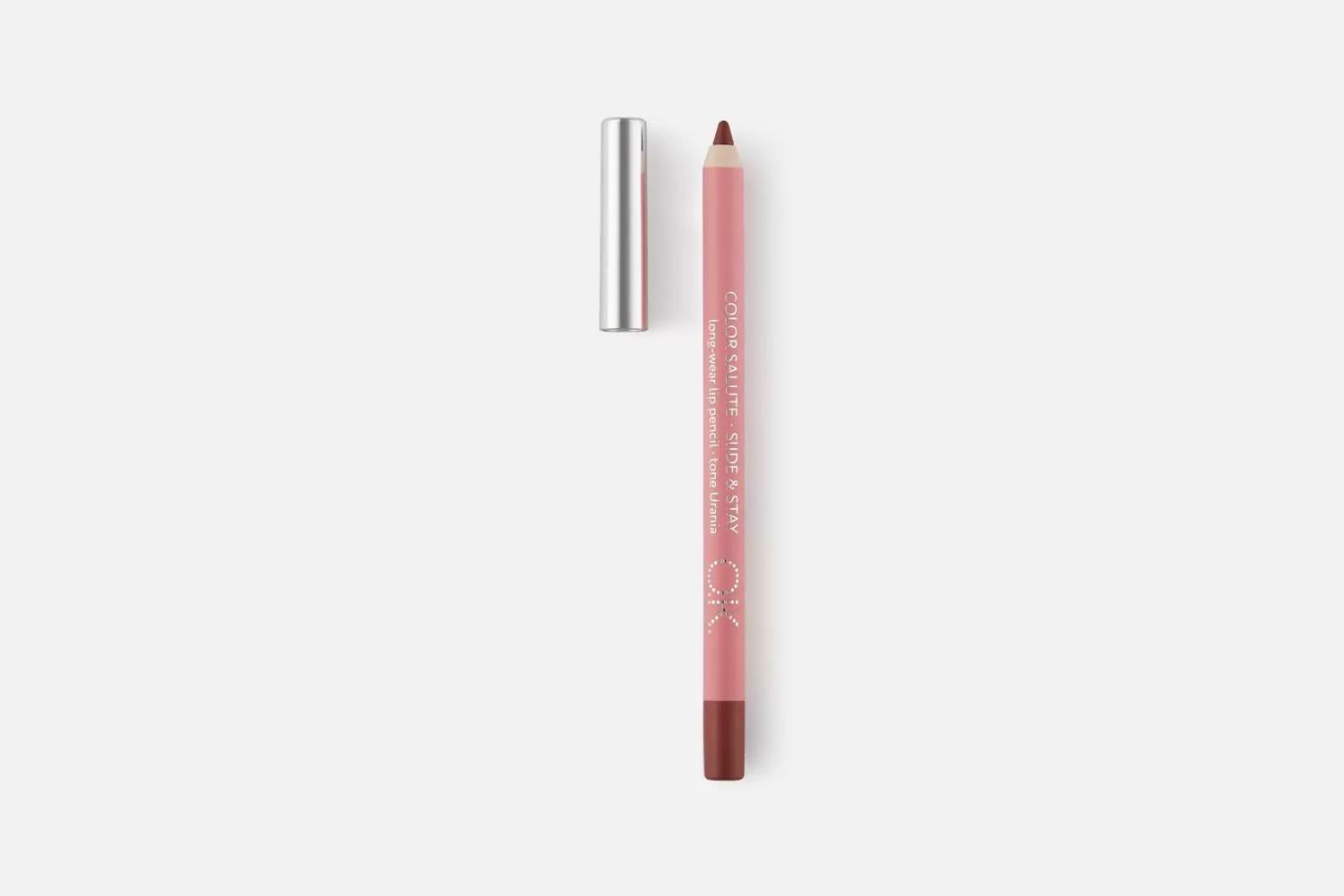 Стойкий карандаш для губ Color Salute Slide &amp; Stay, оттенок Urania (розово-коричневый нюд), OK Beauty, 990 руб. (okbeauty.store)