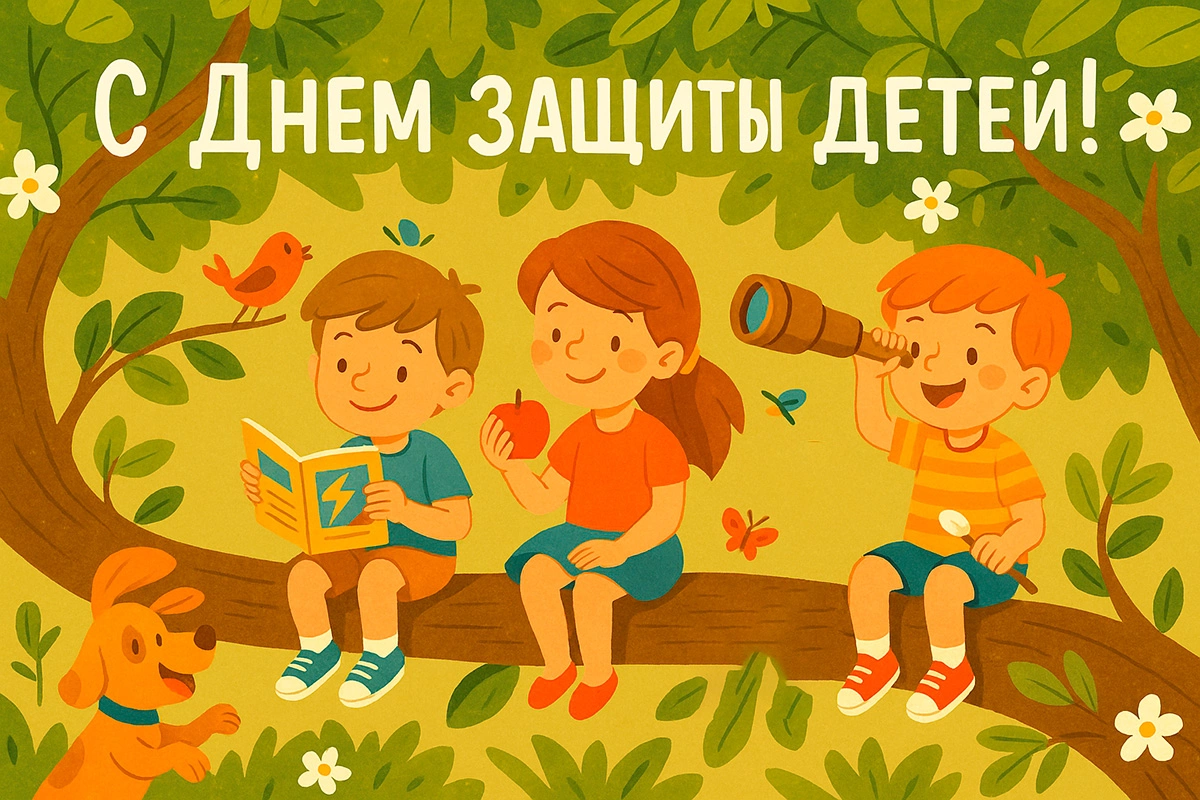 Открытки с Днем защиты детей. 30 красивых, советских открыток на 1 июня
