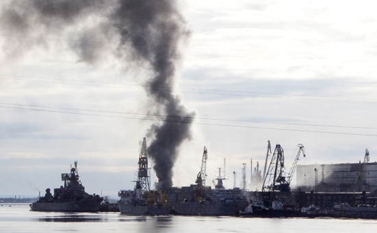 Пожар на атомной подводной лодке «Орел» в Северодвинске