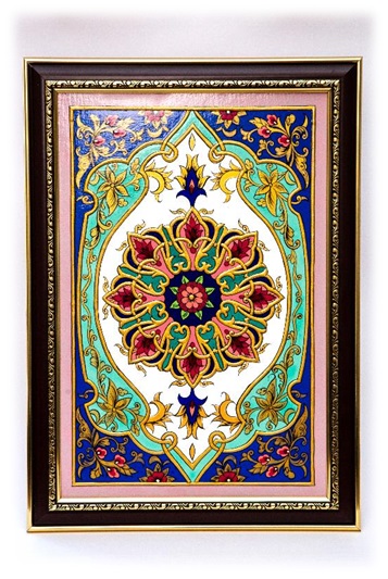 Фото: Картина с изображением национального орнамента Таджикистана. Начальная цена 1 тысяча рублей