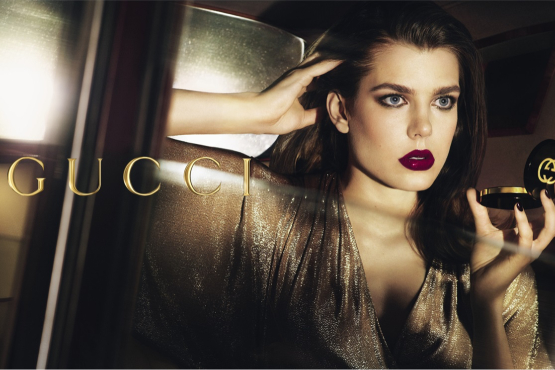 Шарлотта Казираги в рекламной кампании Gucci Cosmetics, 2014