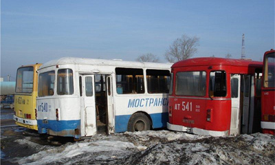 Более половины парка городского транспорта в РФ выработало свой ресурс