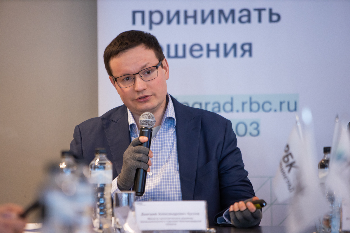Фото: министр по промышленной политике, развитию предпринимательства и торговли региона Дмитрий Кусков