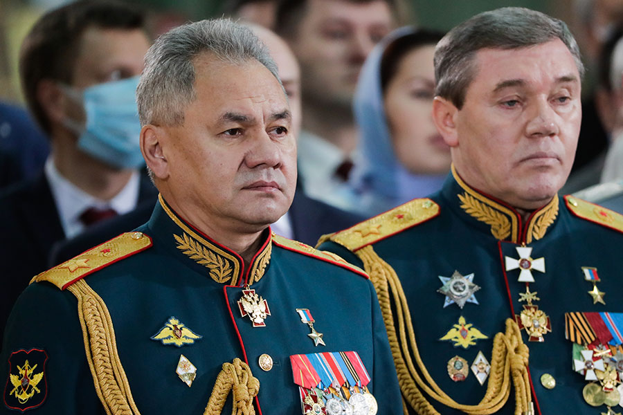 Министр обороны Сергей Шойгу и его первый заместитель, начальник Генерального штаба ВС Валерий Герасимов
