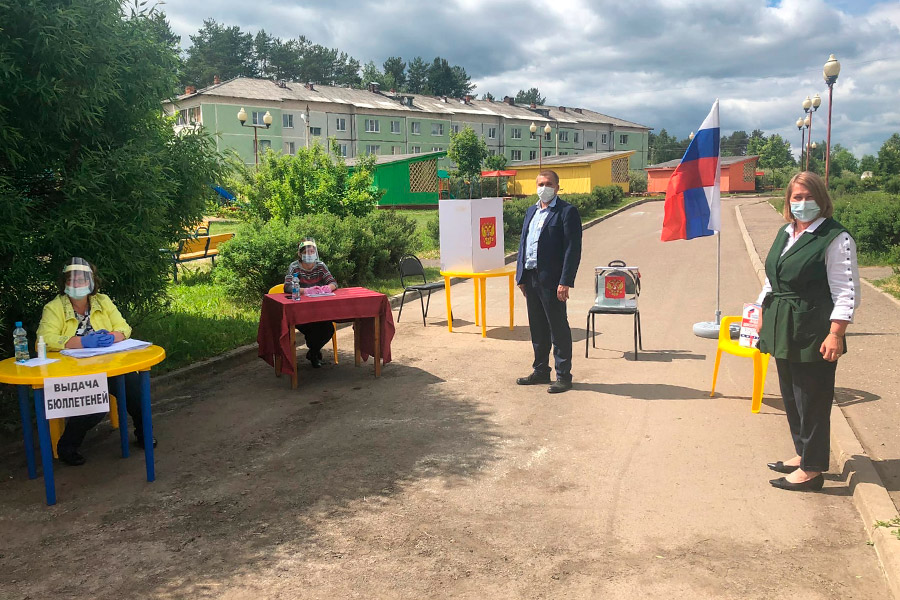 Голосование​ в Сямженском районе Вологодской области
