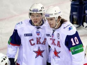 Петербургский СКА одержал победу на Югрой в рамках первенства КХЛ