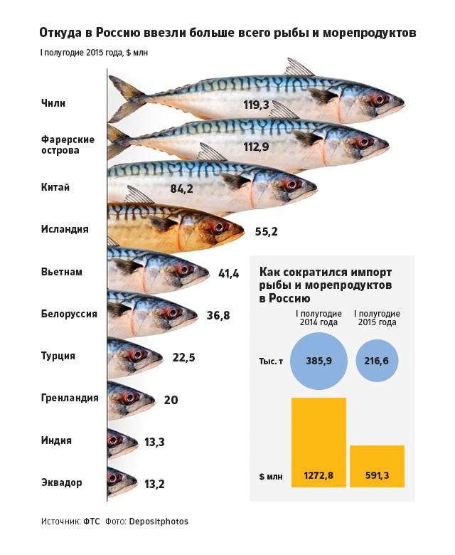 Золотая рыба: России грозит дефицит рыбной продукции из-за нового эмбарго