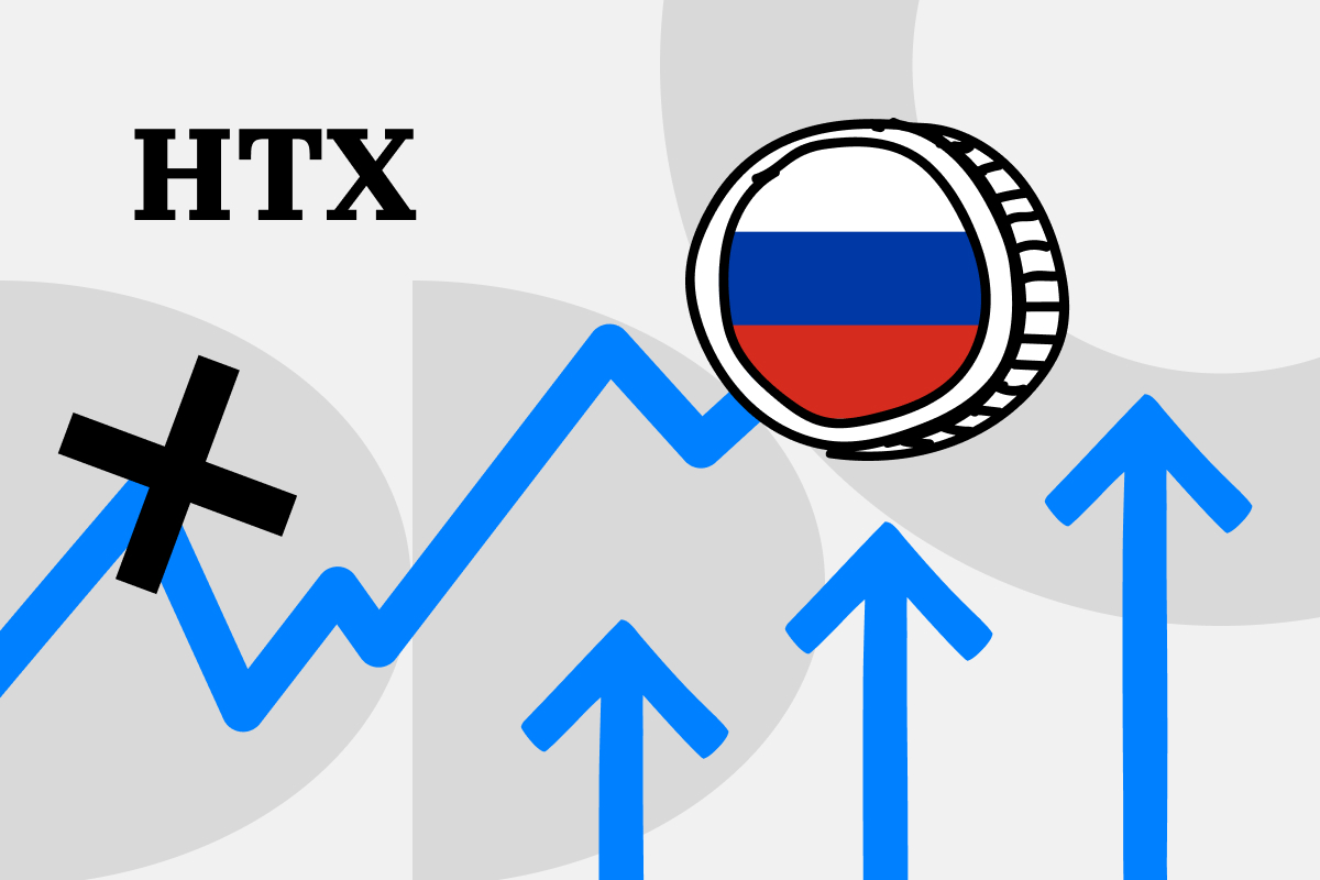 Российский трафик на криптобирже HTX вырос за месяц почти втрое