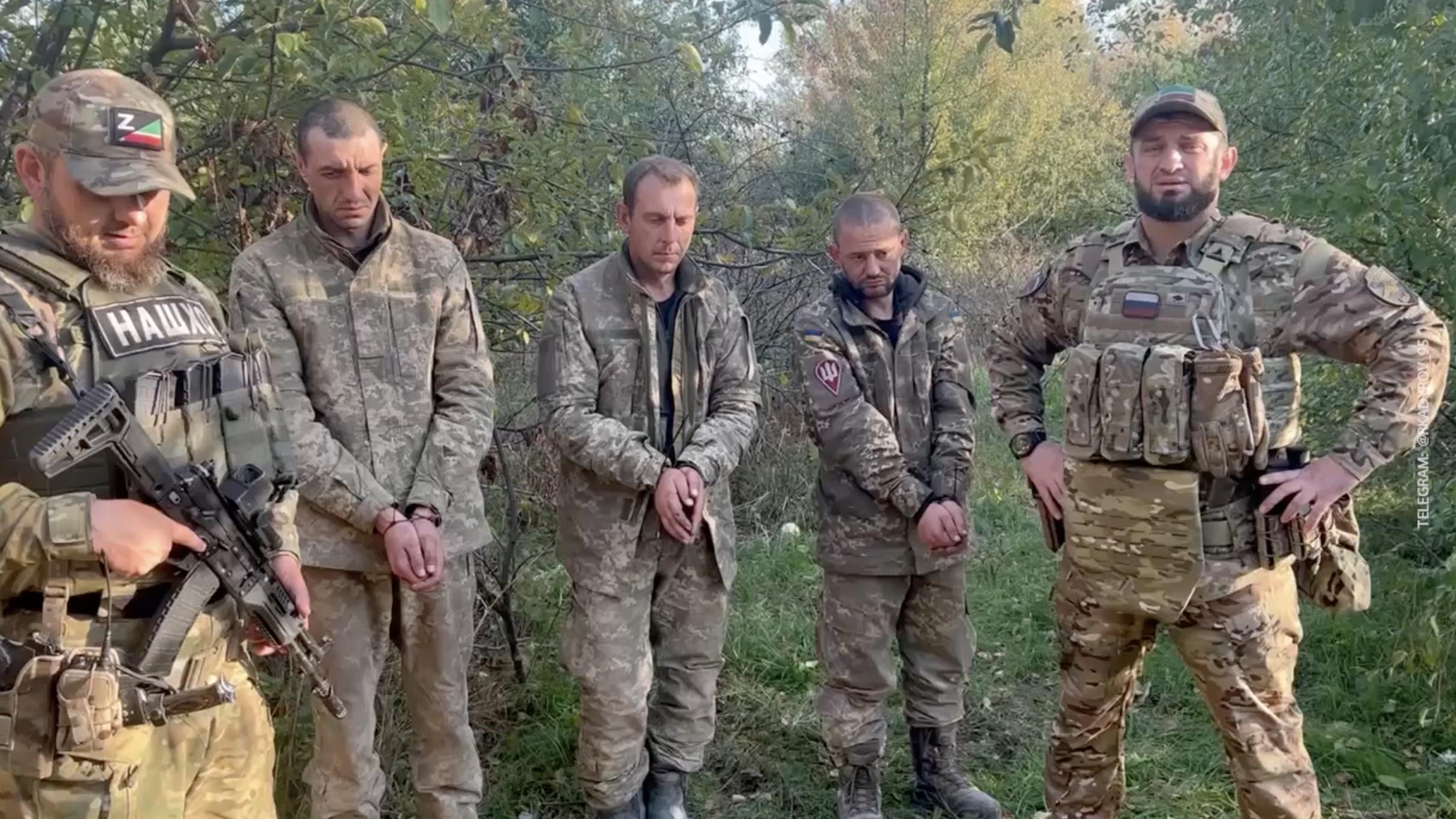 Кадыров рассказал, что его дети захватили пленных и привезли их в Грозный