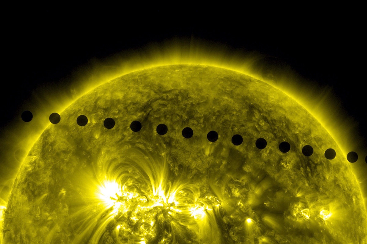 На снимках NASA солнце бывает зеленым