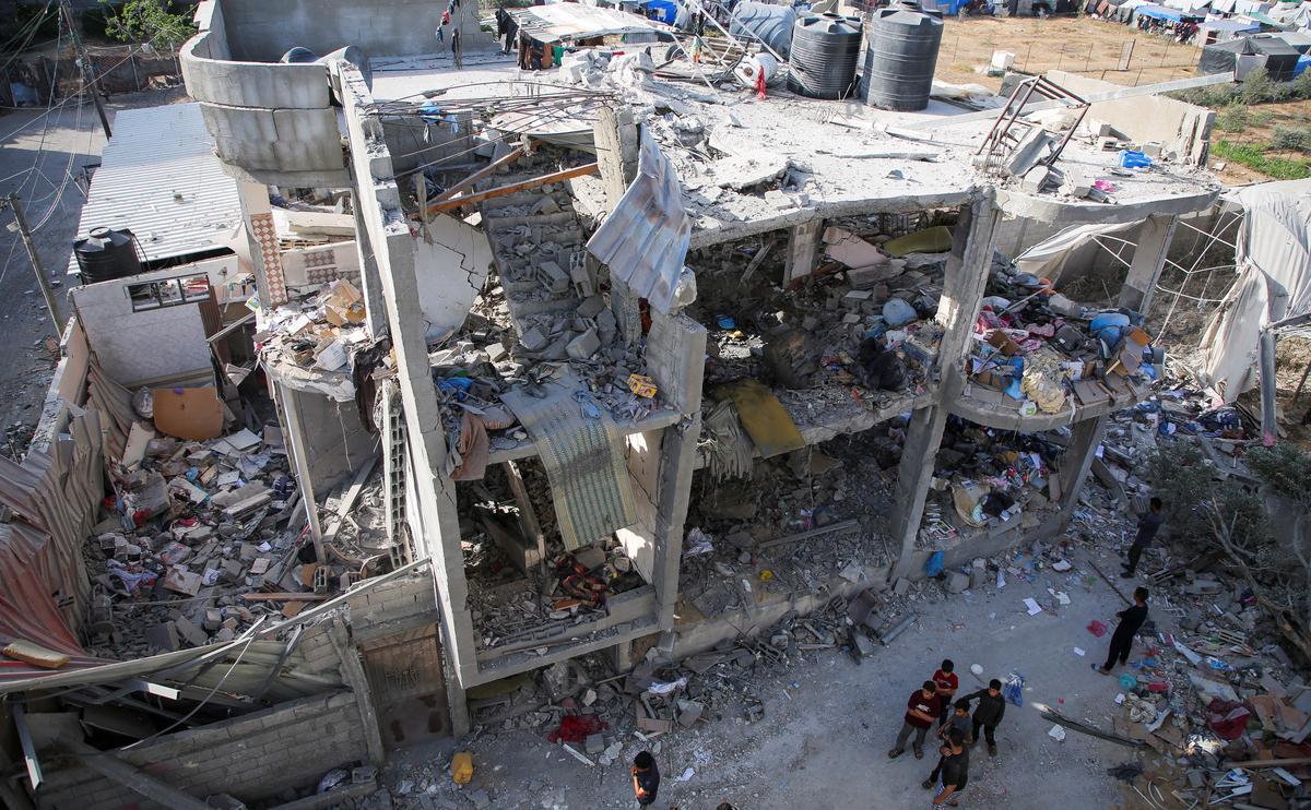 Разрушения в Рафахе на юге сектора Газа