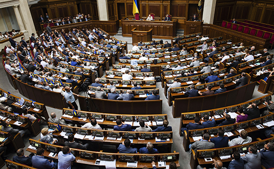 Пленарное заседание Верховной рады Украины