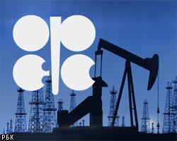Нефтедобыча стран ОПЕК вырастет в июле