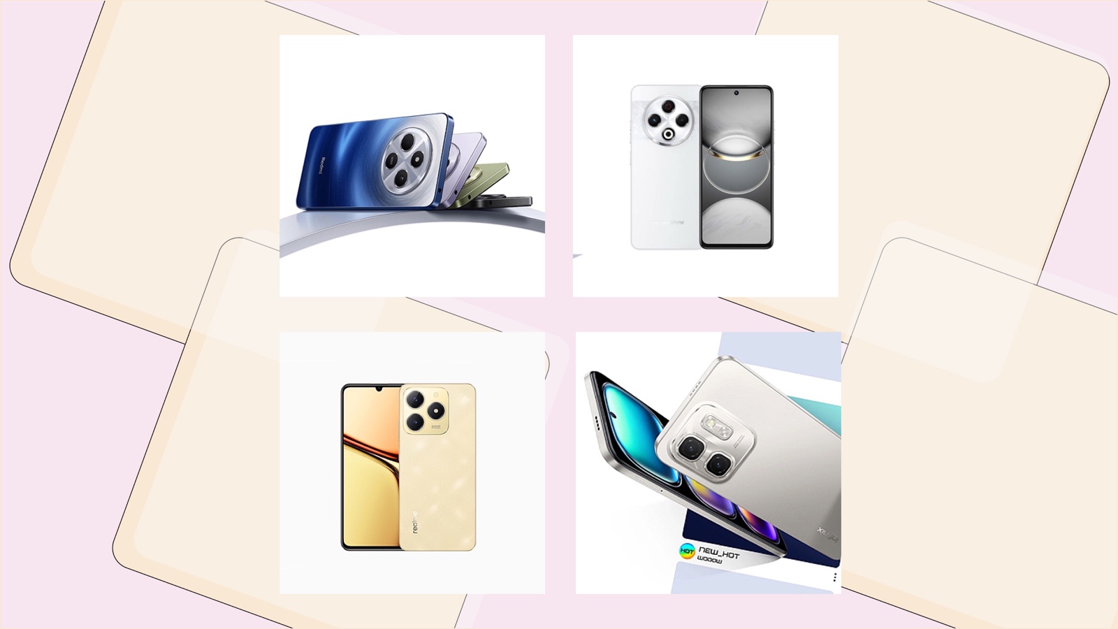 Redmi 14С; Tecno Spark 30; realme С61; Infinix Hot 50i