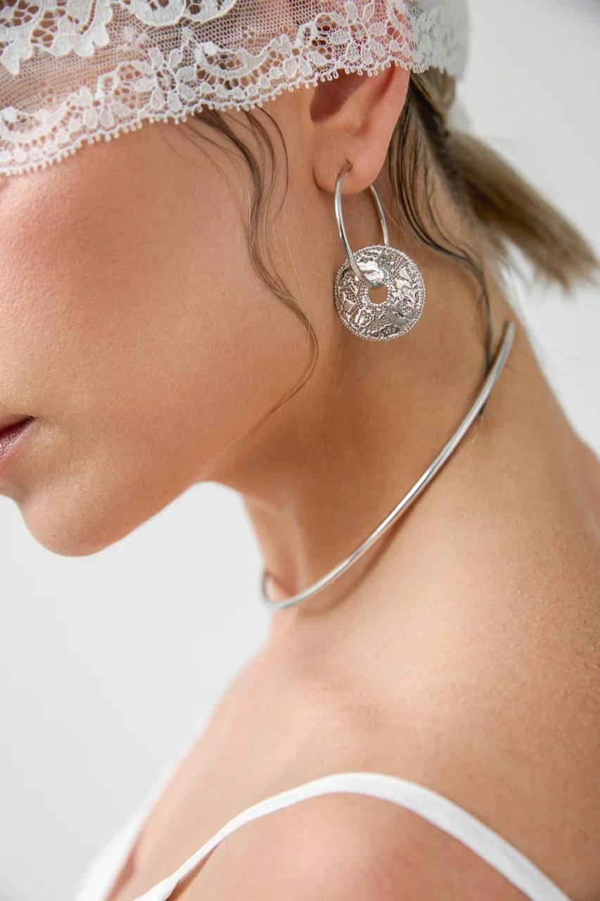 Серебряные украшения из коллекции «Кружево», Sbleskom