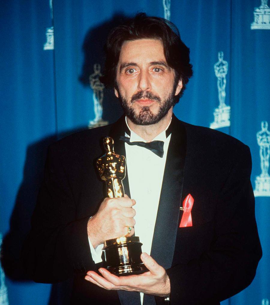Аль Пачино во время награждения за лучшую мужскую роль в фильме &laquo;Запах женщины&raquo;, 1993 год