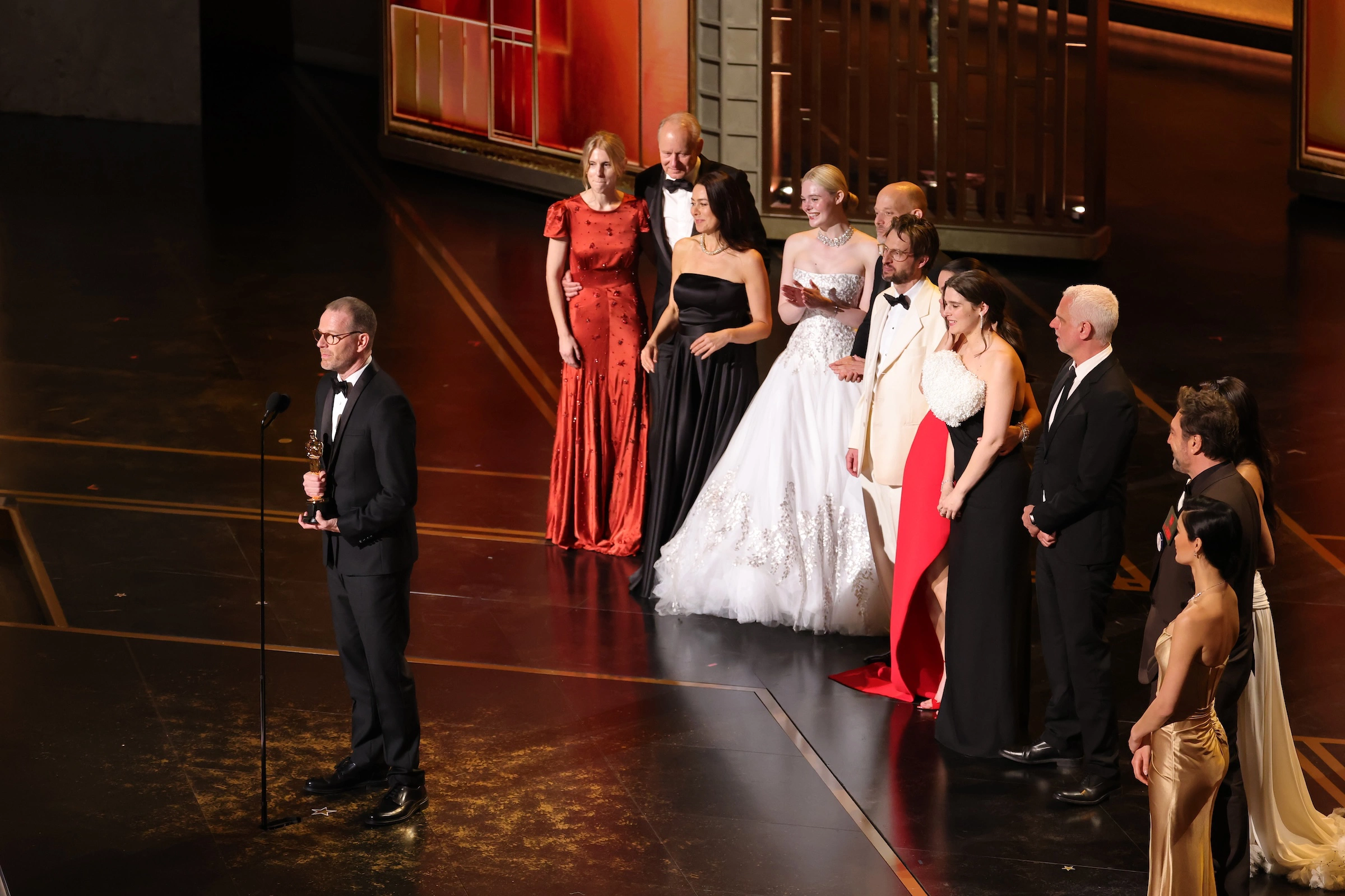 Режиссер Йоаким Триер и команда «Сентиментальной ценности»