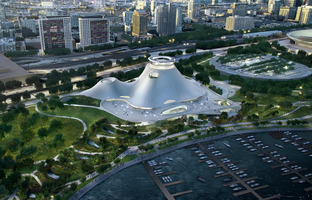 Гора с короной: в Чикаго построят музей Джорджа Лукаса