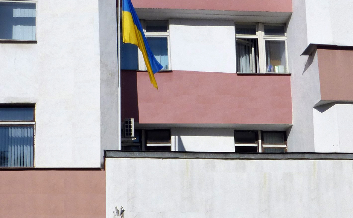 Вид на здание генконсульства Украины в Бресте