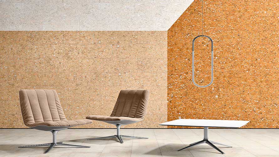 Настенное покрытие из пробки