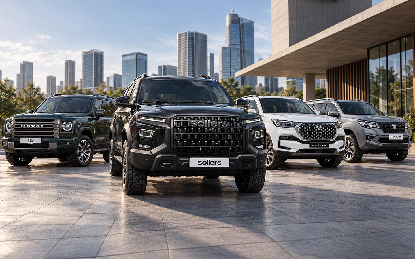 Фото: «Соллерс»/  OTING / Haval / KGM / Chat GPT / РБК