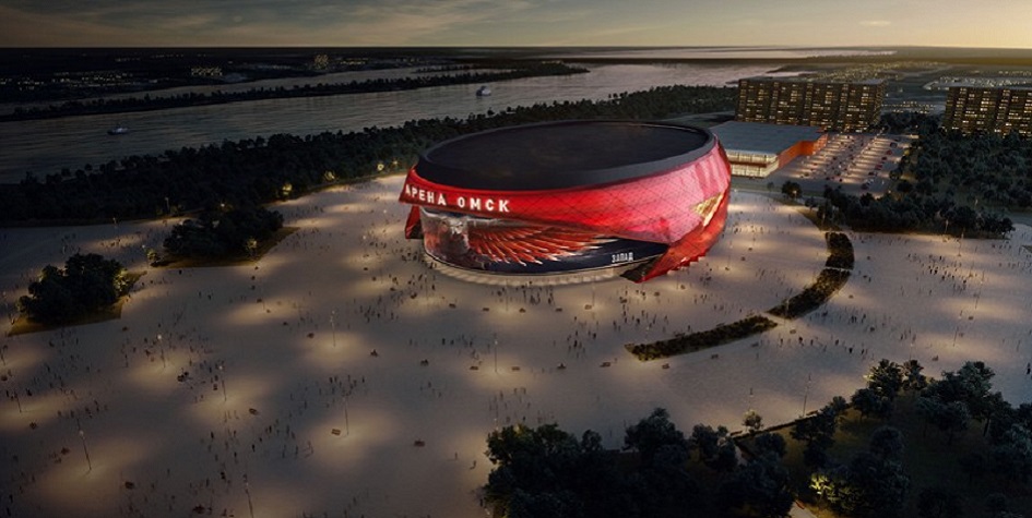 Проект нового хоккейного стадиона в Омске&nbsp;