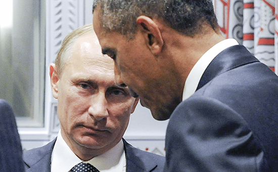Президент России Владимир Путин и&nbsp;президент США Барак Обама

