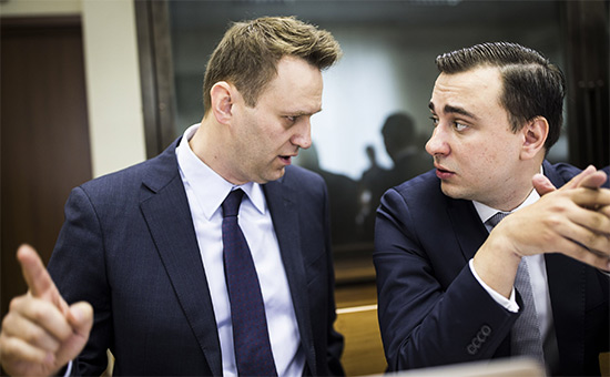 Алексей Навальный и&nbsp;Иван Жданов


